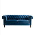 Sofa, Chesterfield 2 Bethanblue Bethanvelvet Bethanvelt Oil Bethansoft sofa, 180 x 85 x 75 cm